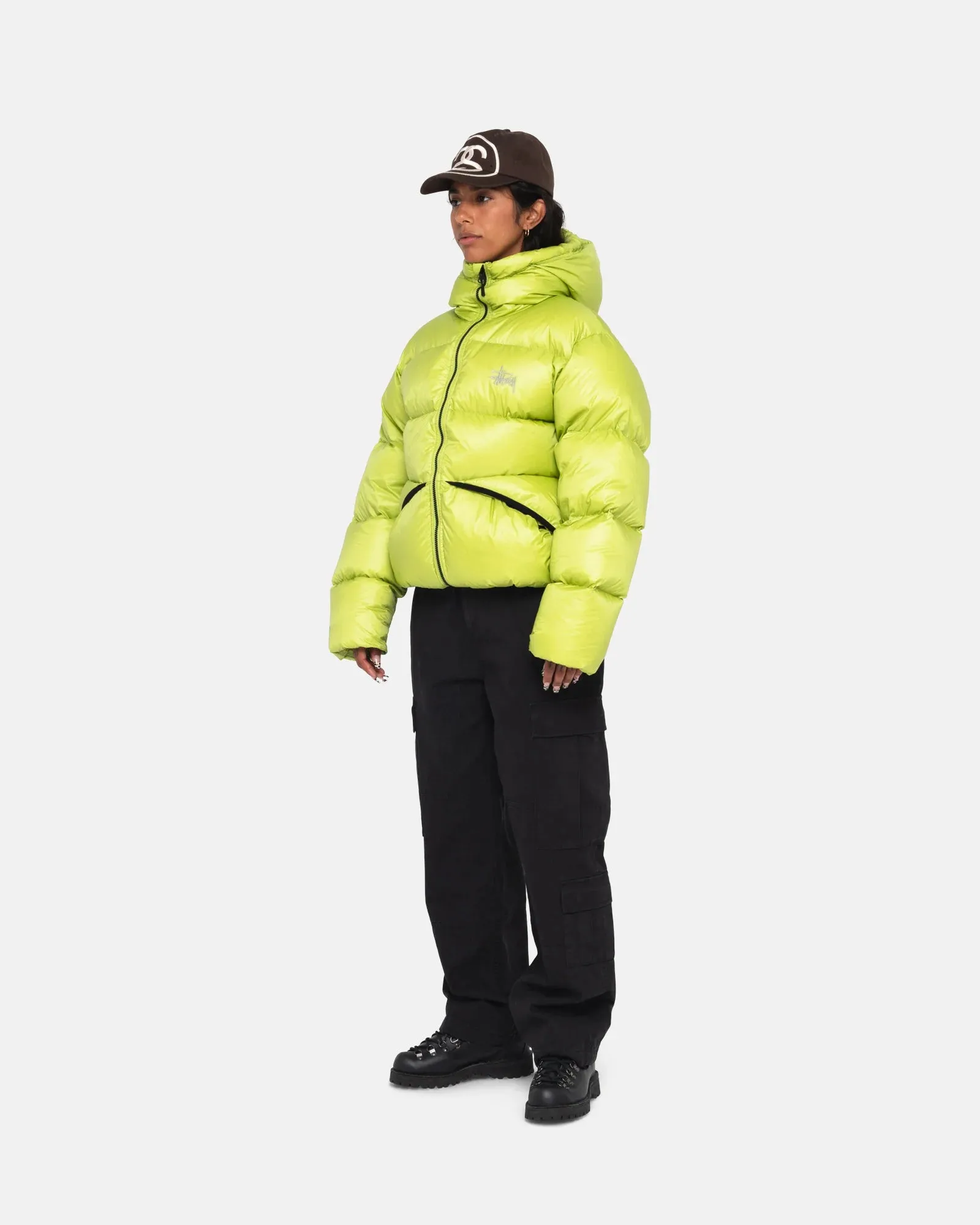 DOWN PARKA MICRO RIPSTOP/ STUSSY / LIME