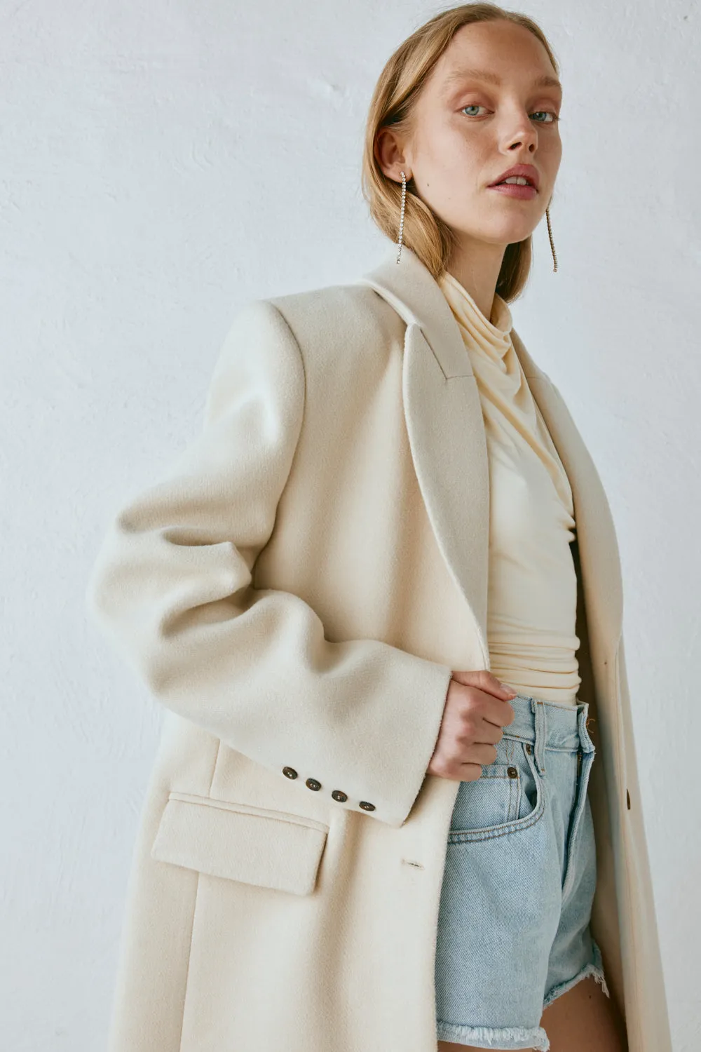 Dua Trench Coat Cream