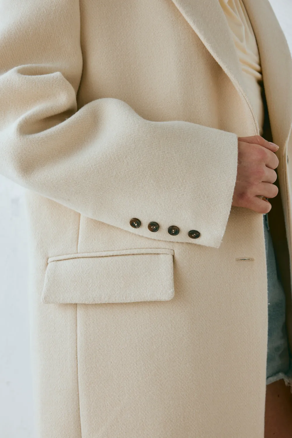 Dua Trench Coat Cream