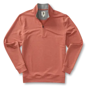 Dunmore 1/4 Zip Pullover (Faded Red Heather)