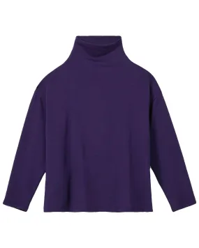 Eileen Fisher High Funnel Neck Box Top