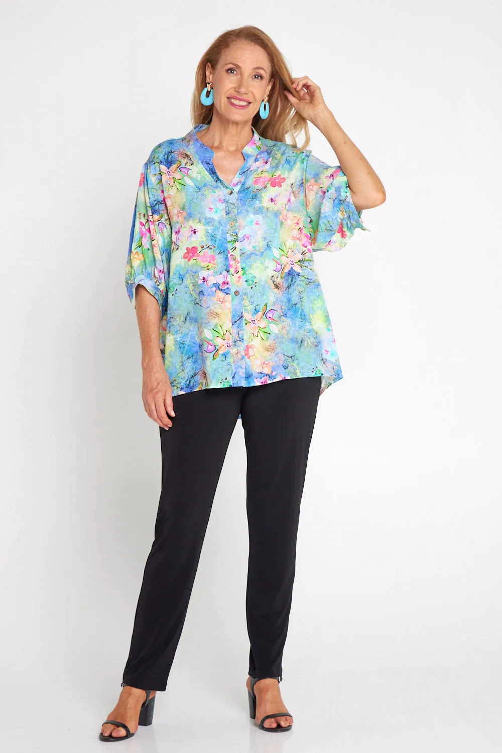 Eloise Shirt - Orchid Sky