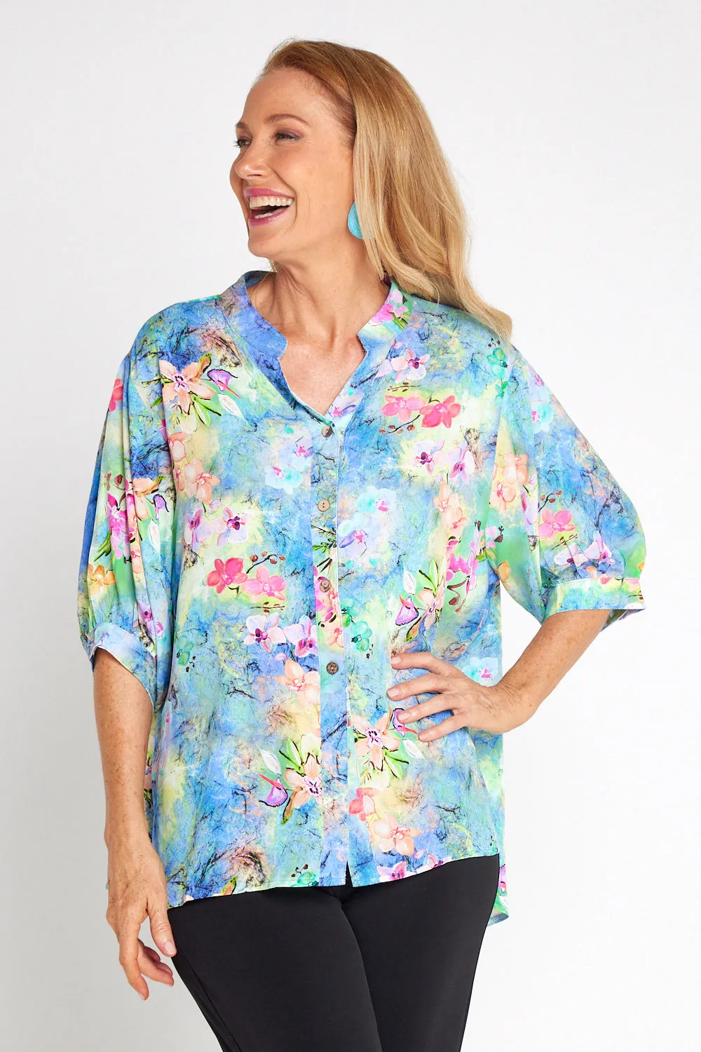 Eloise Shirt - Orchid Sky