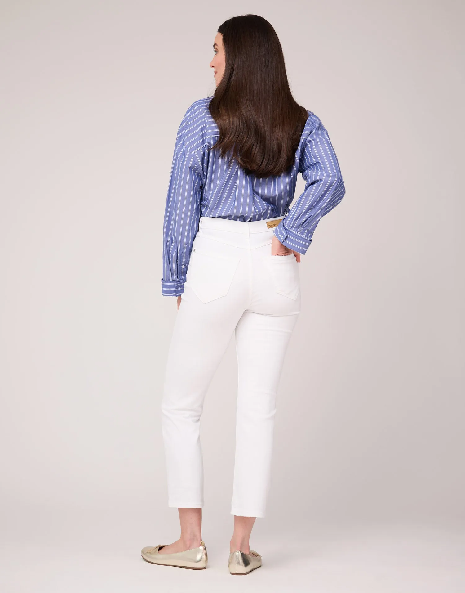 EMILY SLIM JEANS / WHITE SHELL