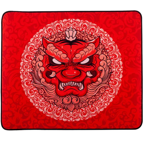 Esptiger LongTeng Gaming Mouse Pad - Red, Stitched Edges, Large (480 x 400 x 4mm)