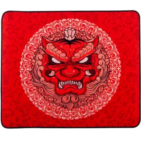 Esptiger LongTeng Gaming Mouse Pad - Red, Stitched Edges, Large (480 x 400 x 4mm)