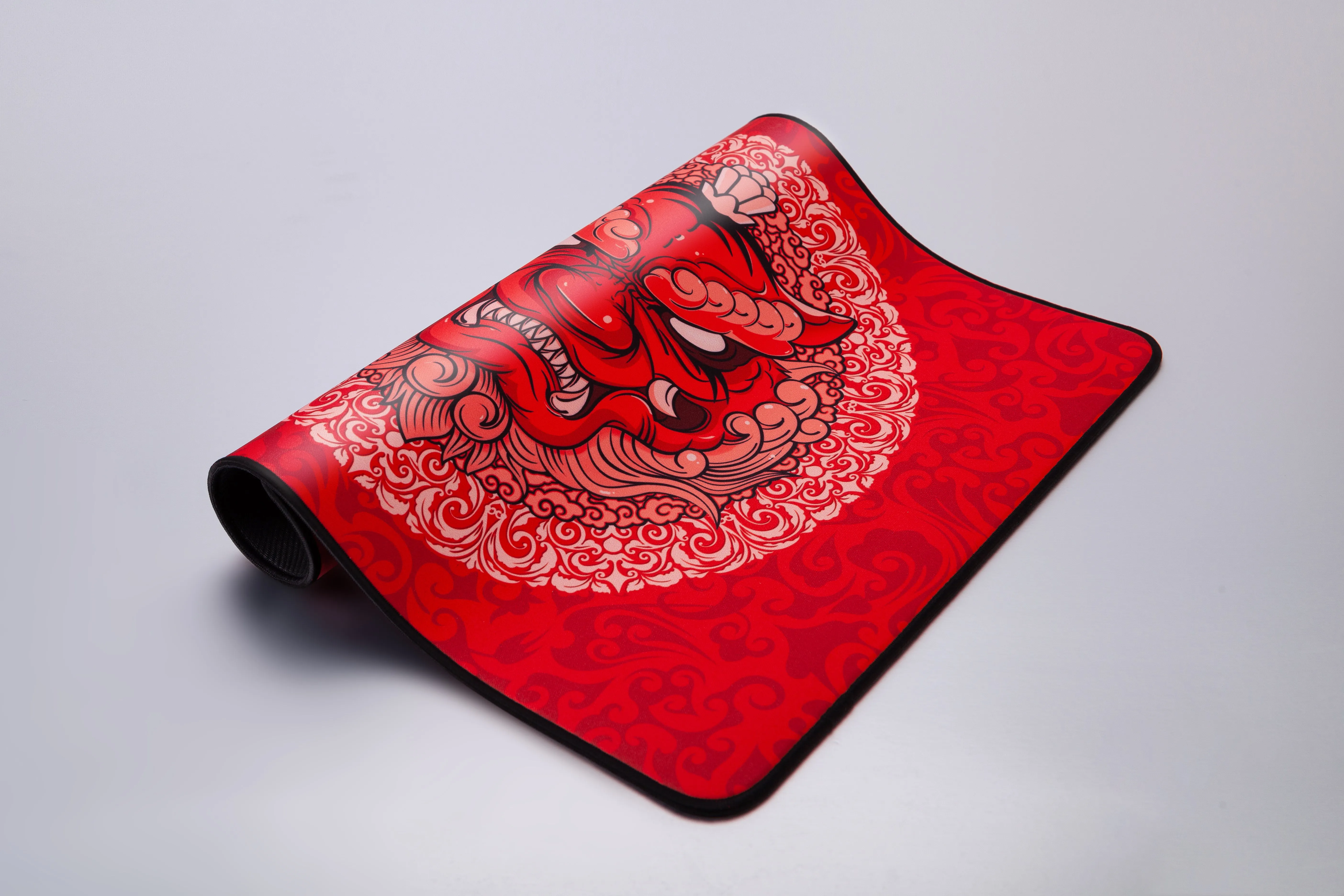 Esptiger LongTeng Gaming Mouse Pad - Red, Stitched Edges, Large (480 x 400 x 4mm)