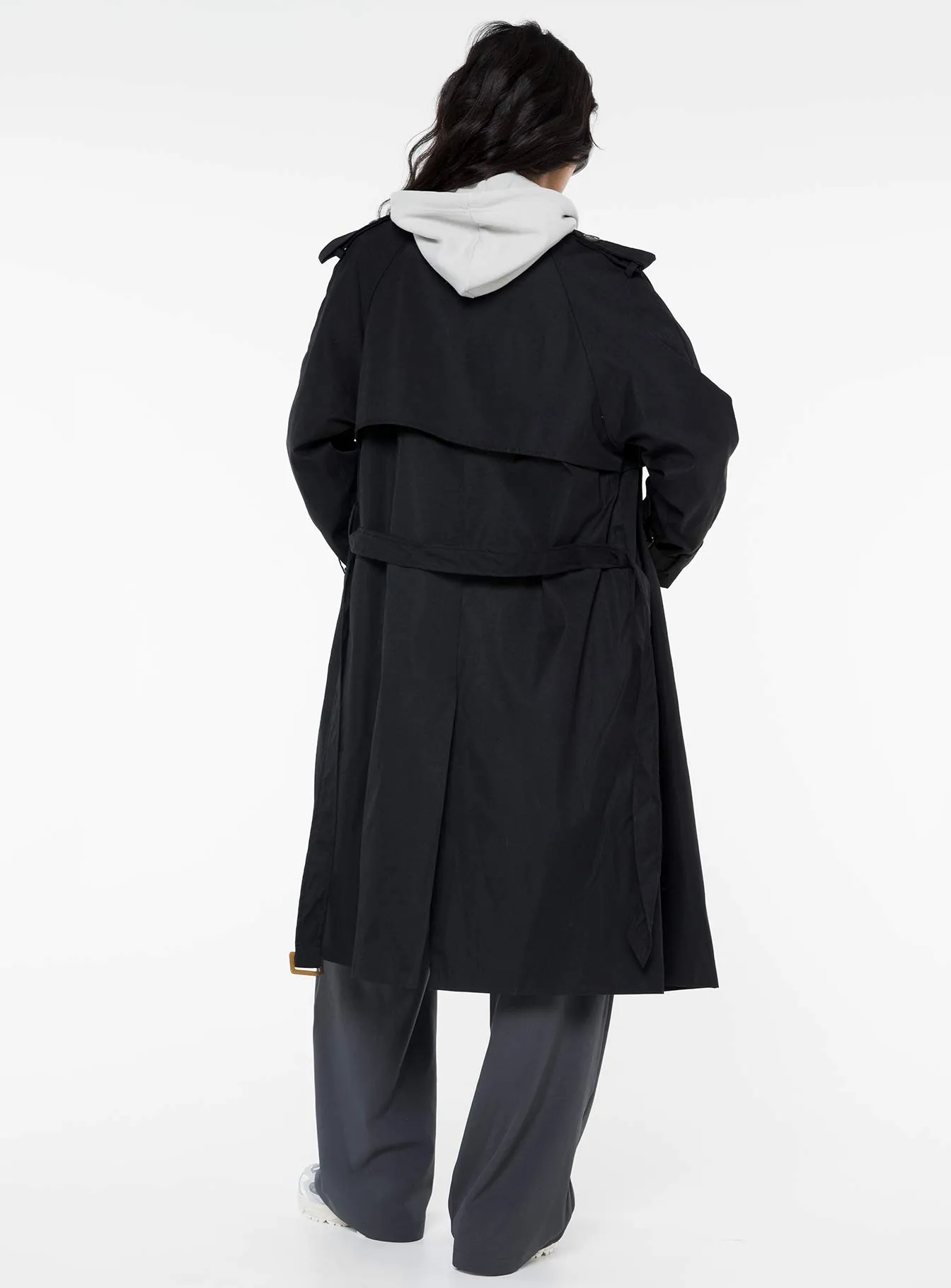 Fashionkova Westwind Trench Coat Black