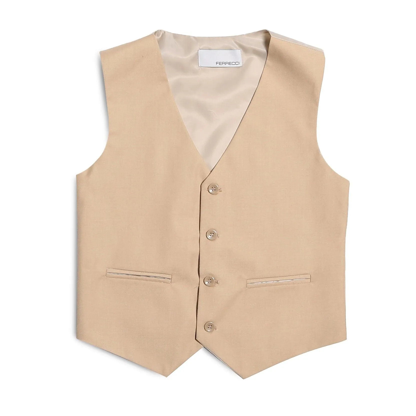 Ferrecci Boys JAX JR 5pc Suit Set Tan