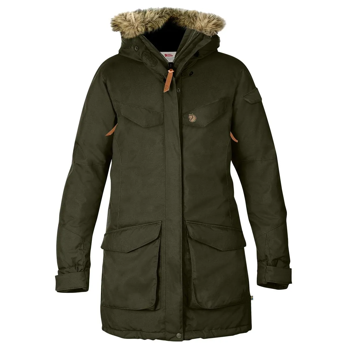 Fjallraven Womens Nuuk Parka Laurel Green