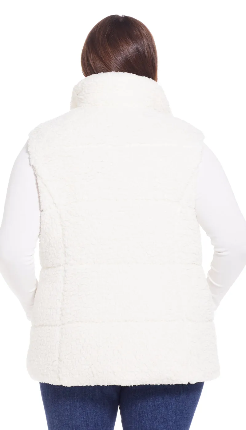 FLEECE PUFFER VEST