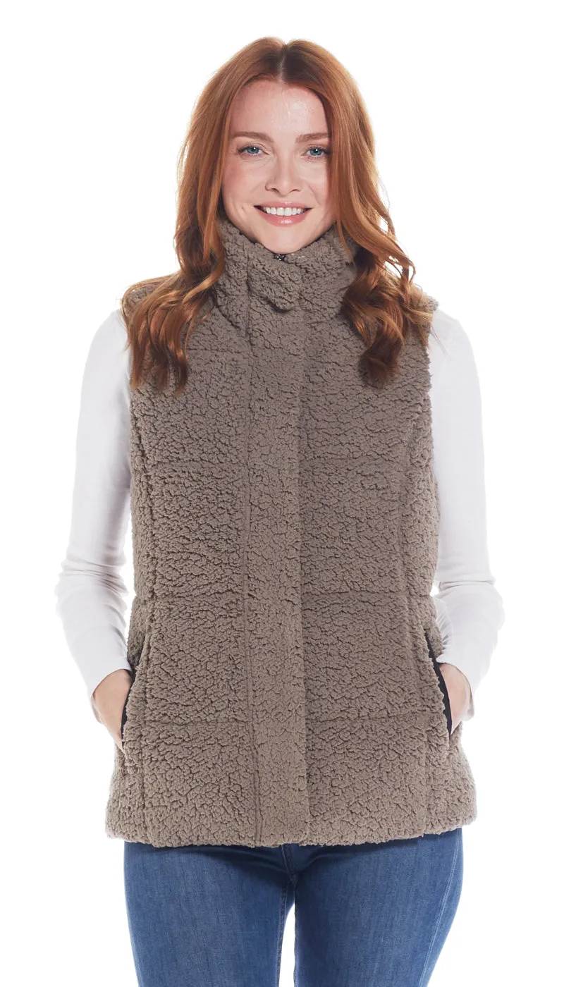 FLEECE PUFFER VEST