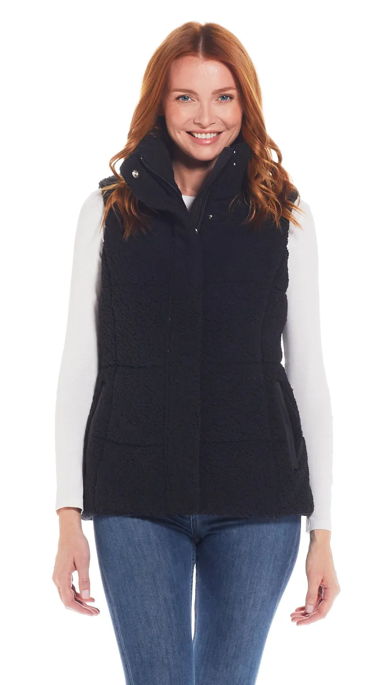 FLEECE PUFFER VEST