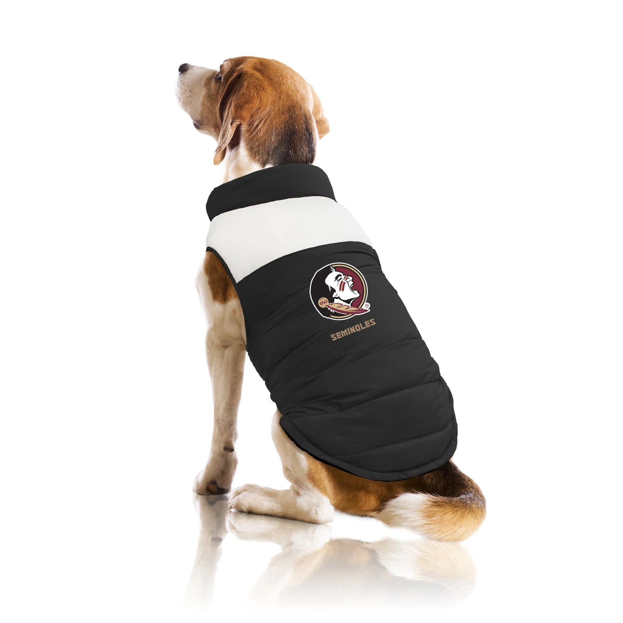 Florida State University Pet Parka Puff Vest