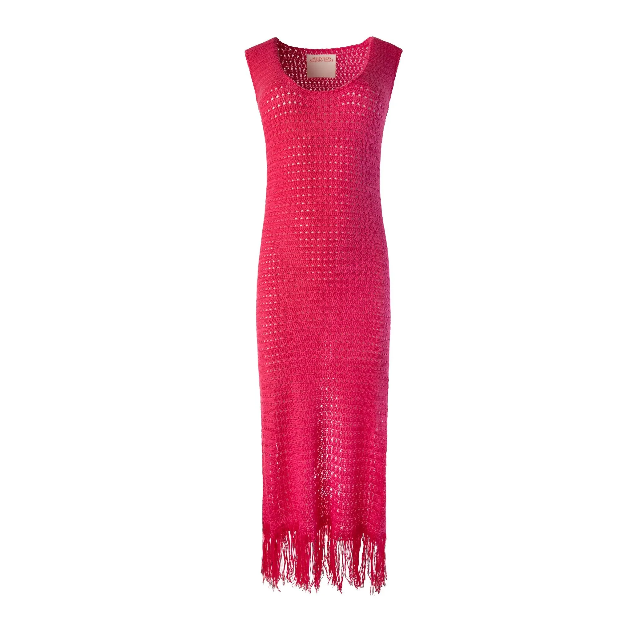 Fuschia Hand Crochet Dress