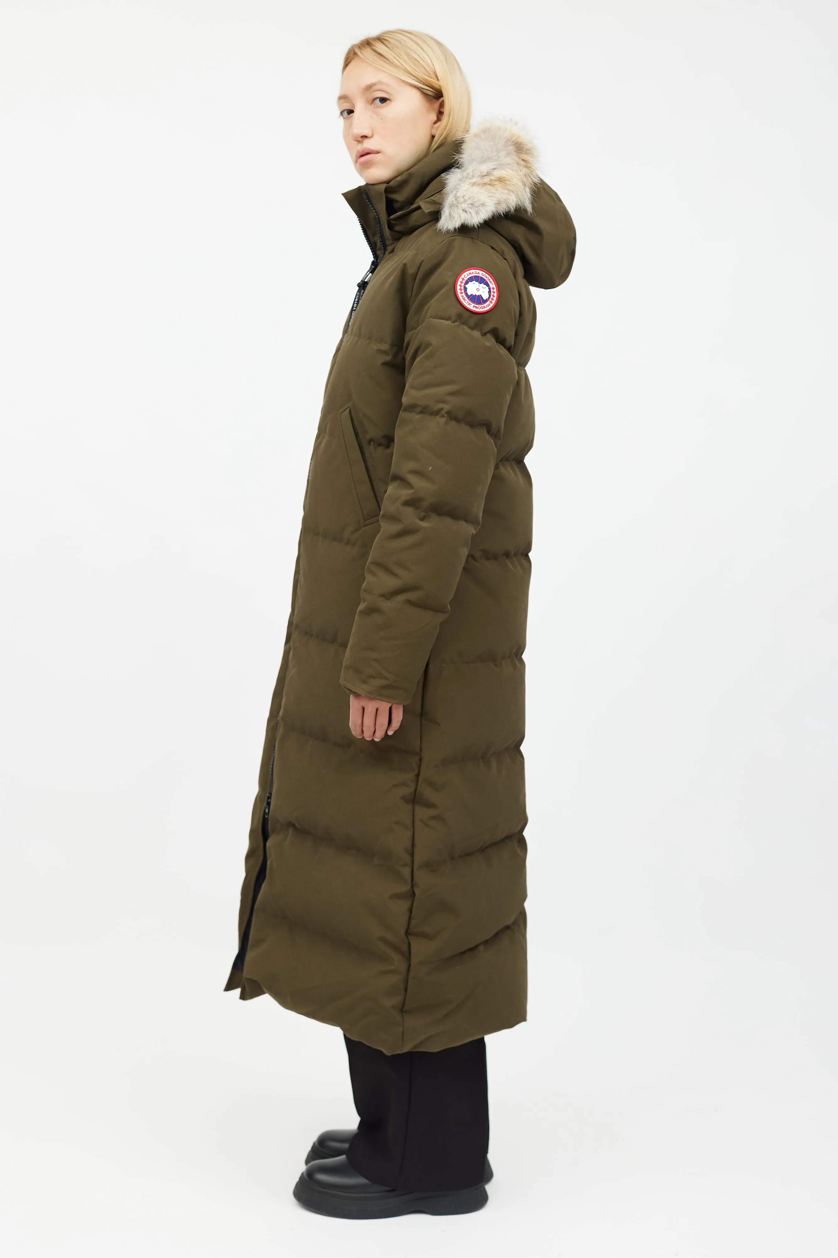 Green Fur Hood Mystique Parka