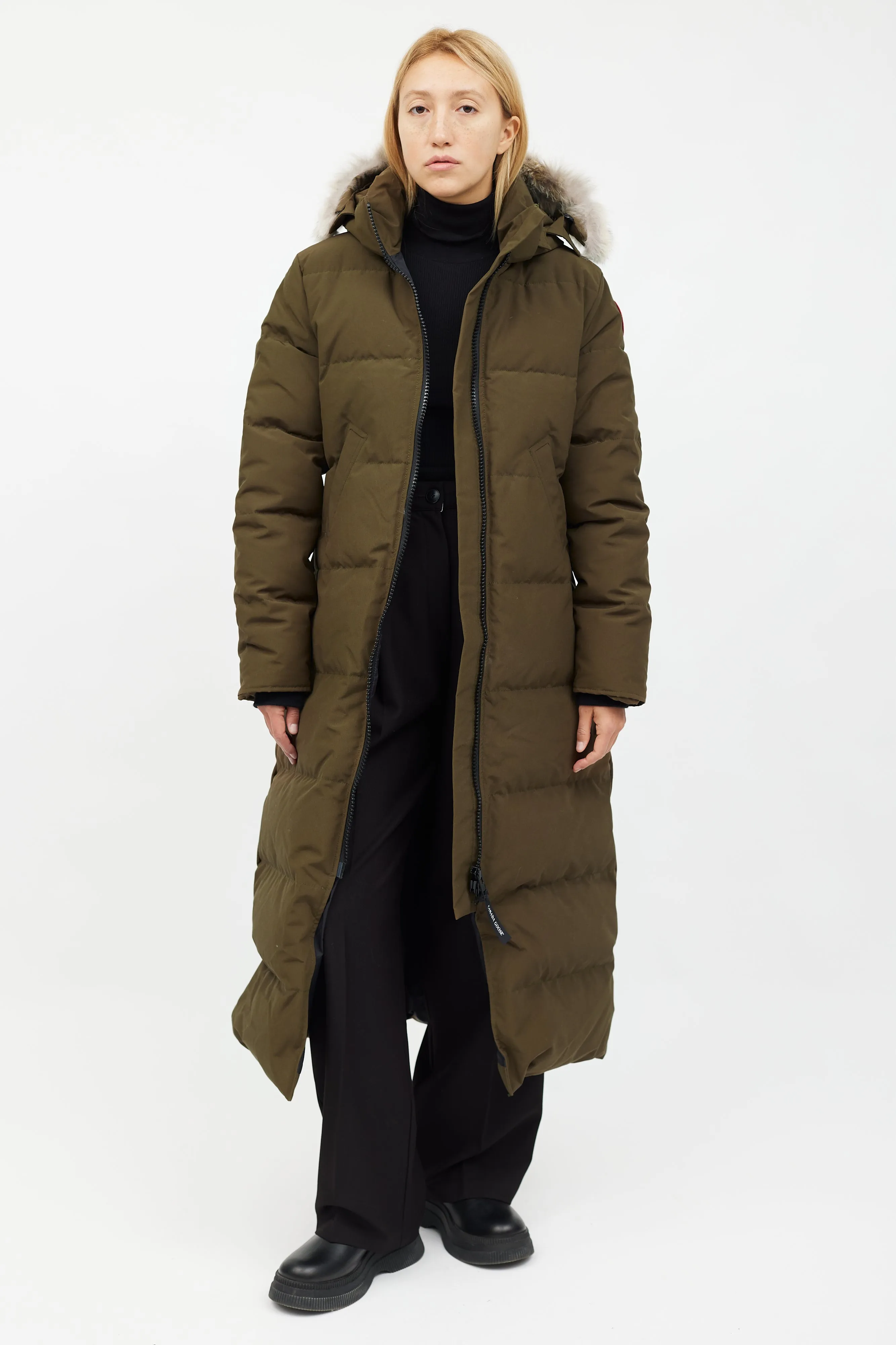 Green Fur Hood Mystique Parka