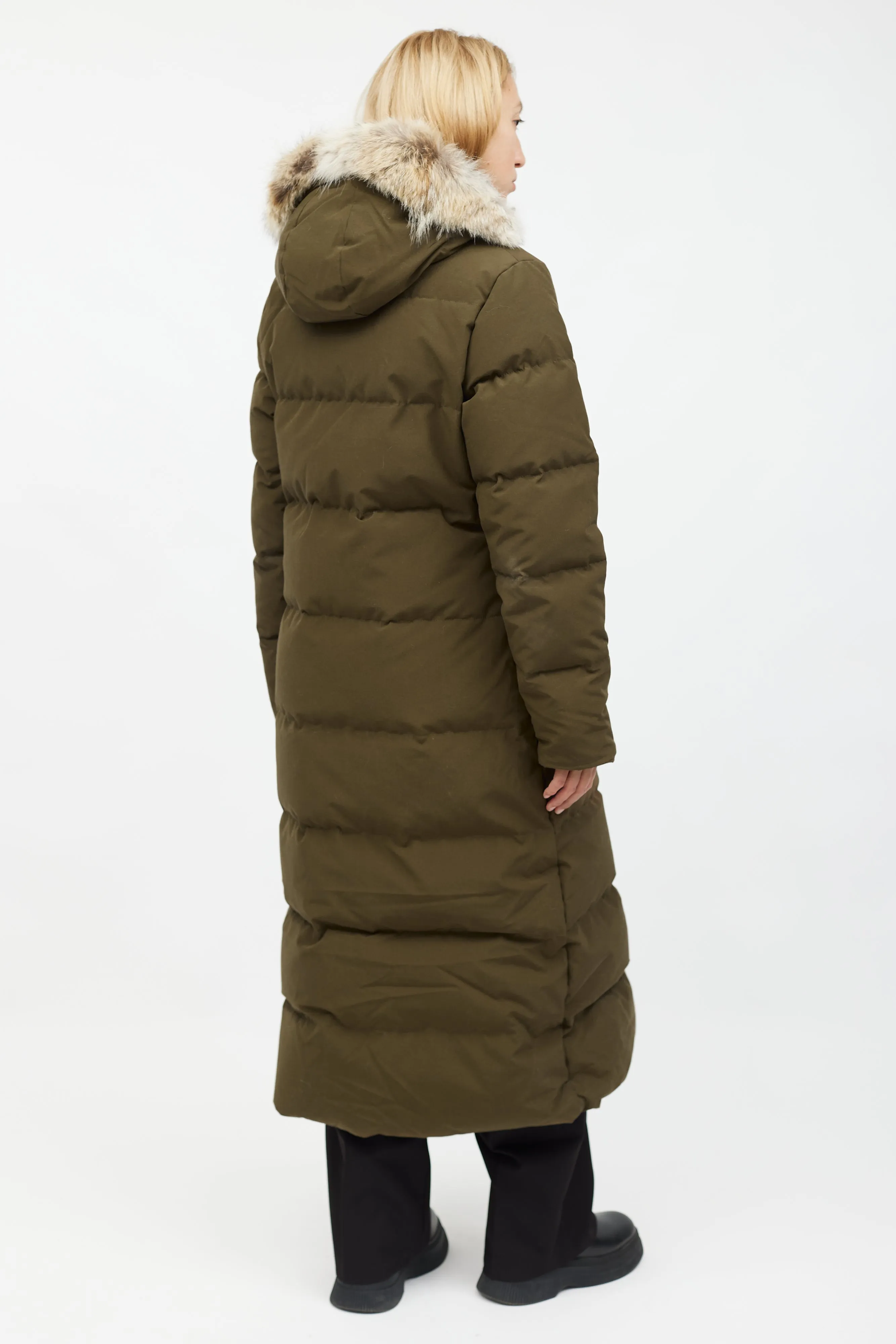 Green Fur Hood Mystique Parka