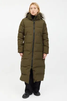 Green Fur Hood Mystique Parka