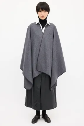 Grey Wool Shane Cape