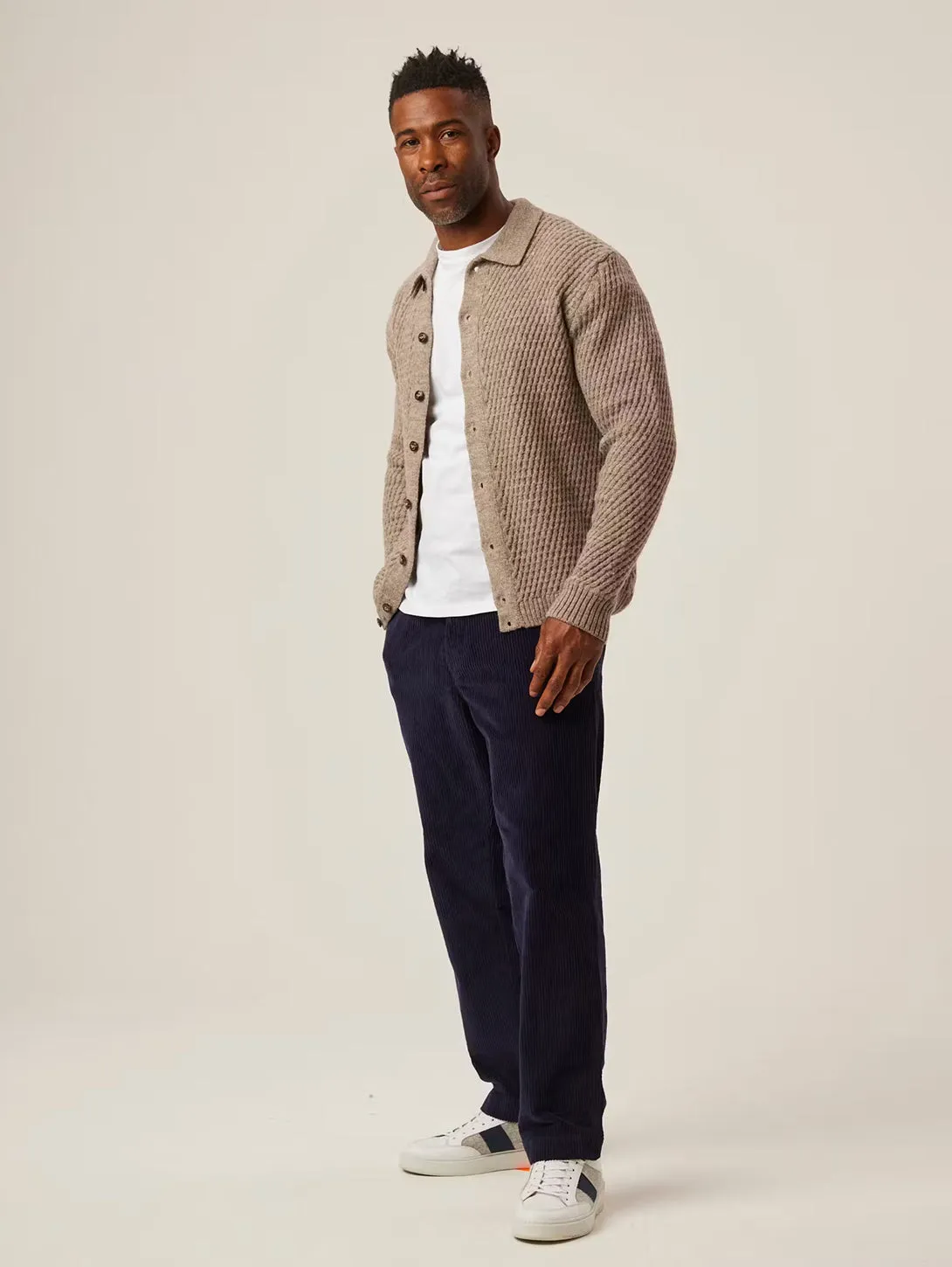 Hampton Cardigan - Oak