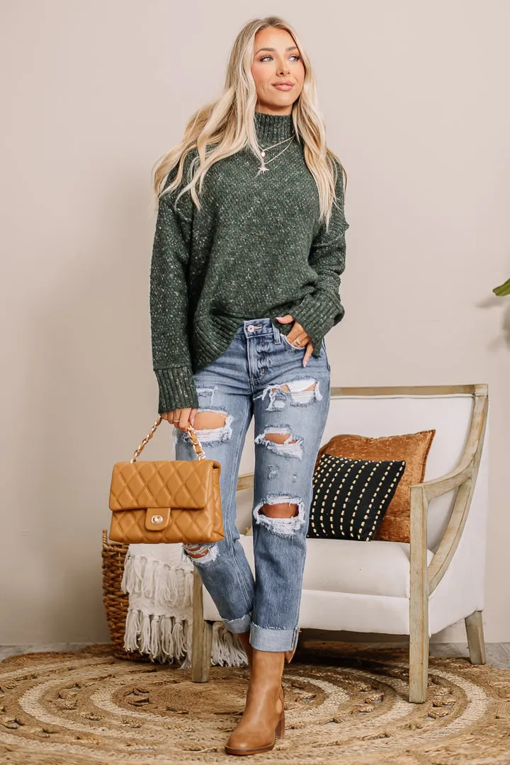 Harlem Mid Rise Boyfriend Jeans