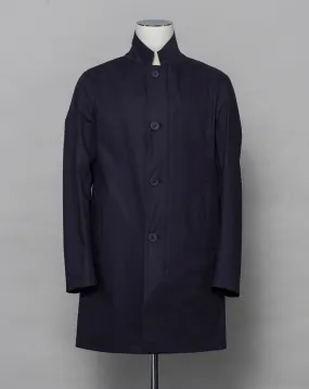 Herno Laminar 3-Layer Cotton Coat / Navy