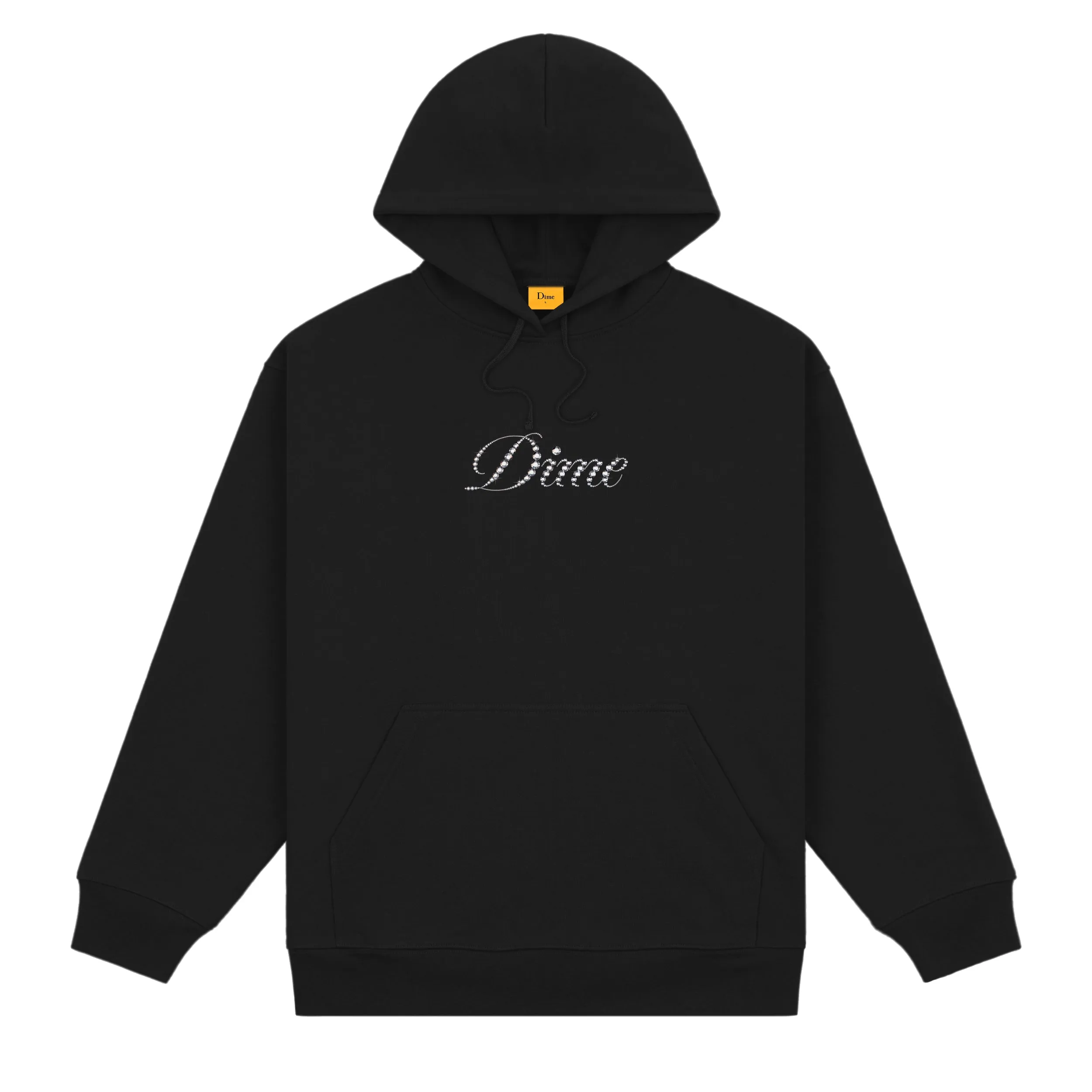 Icy Cursive Pullover, Black