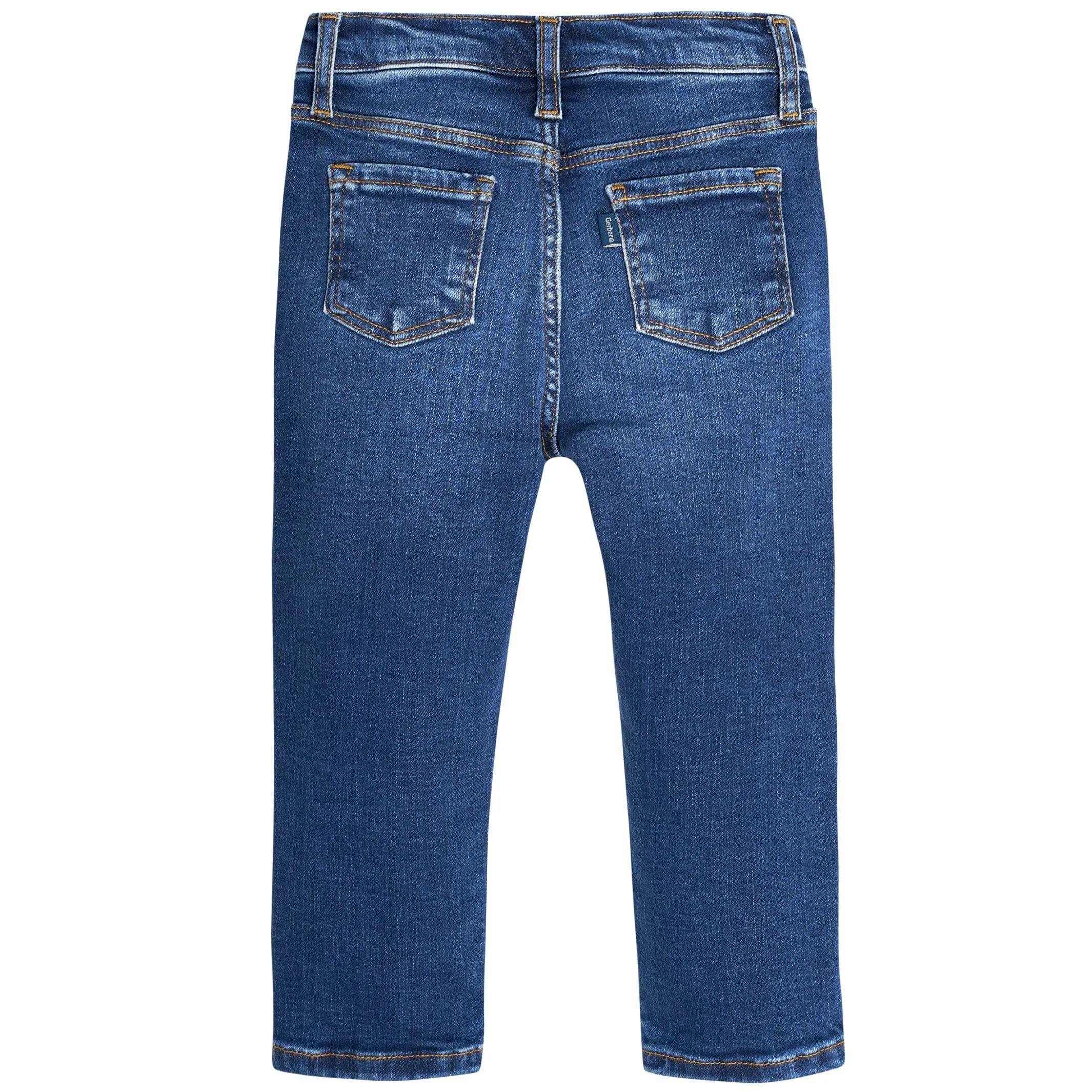 Infant and Toddler Neutral Blue Straight Fit Denim Jeans