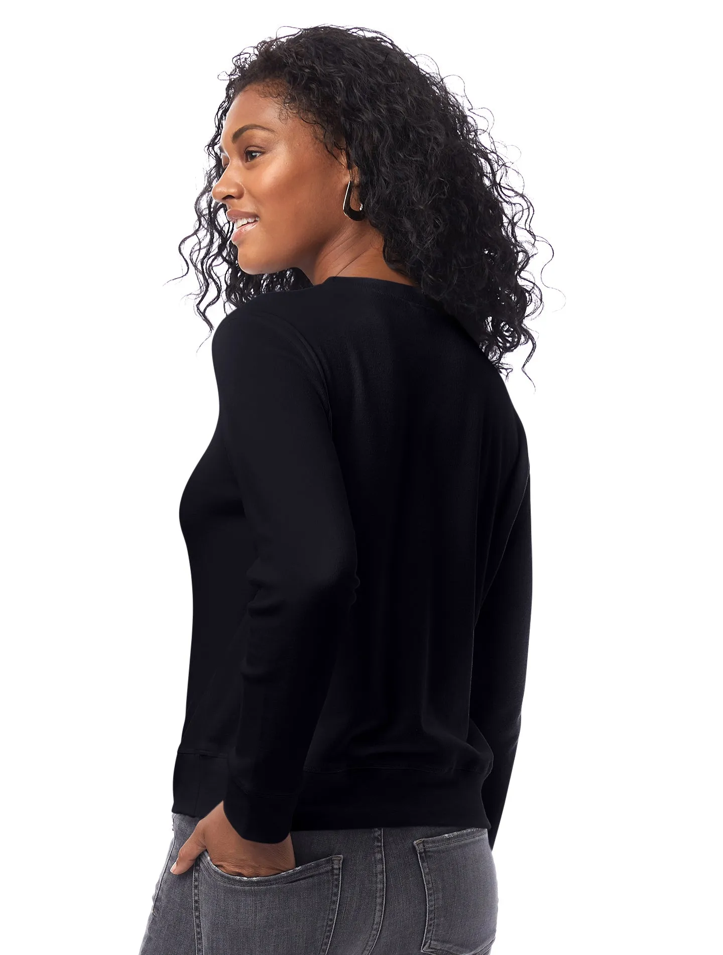 Interlock Pullover Sweater (Black)