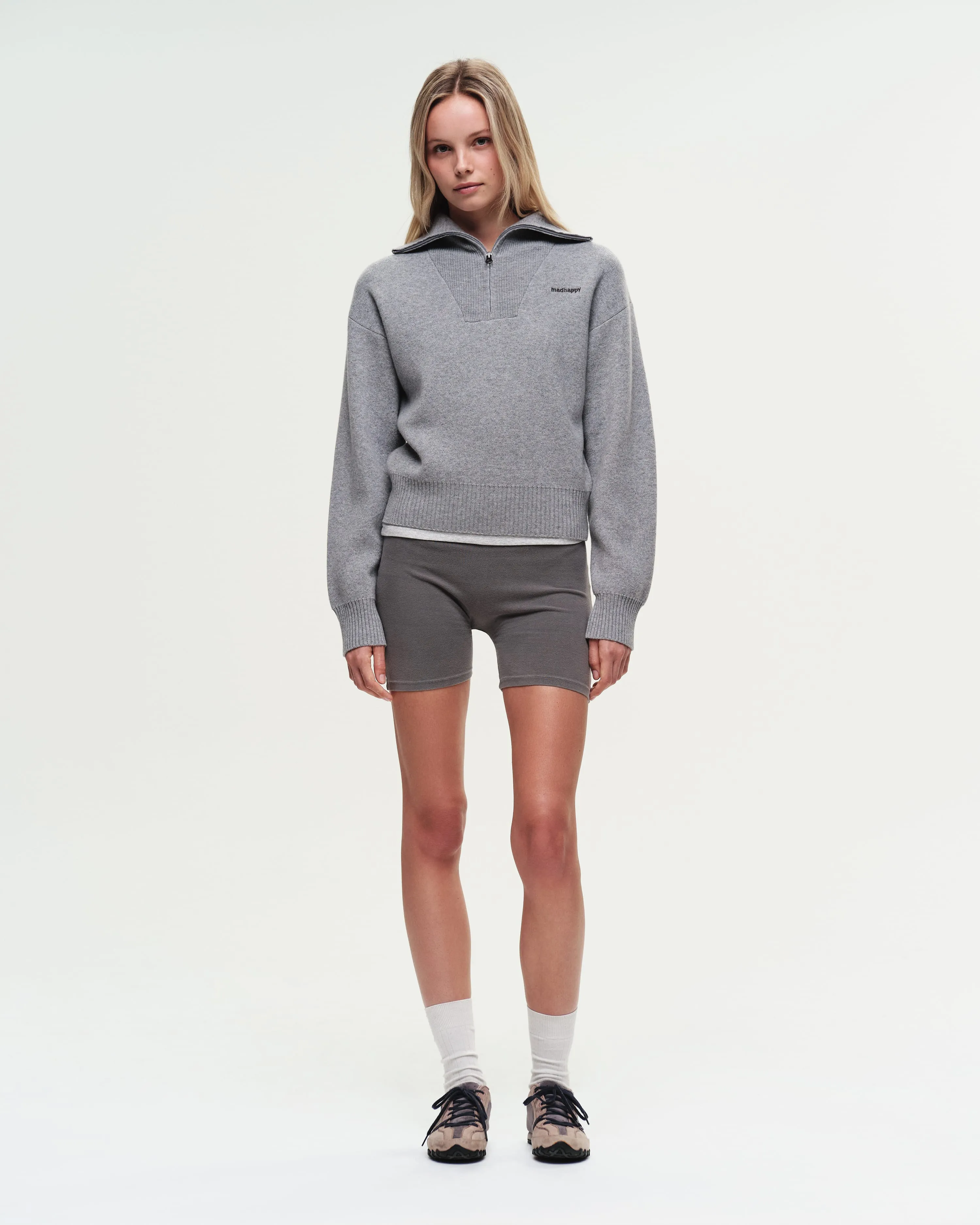 Jacquard Quarter Zip Pullover