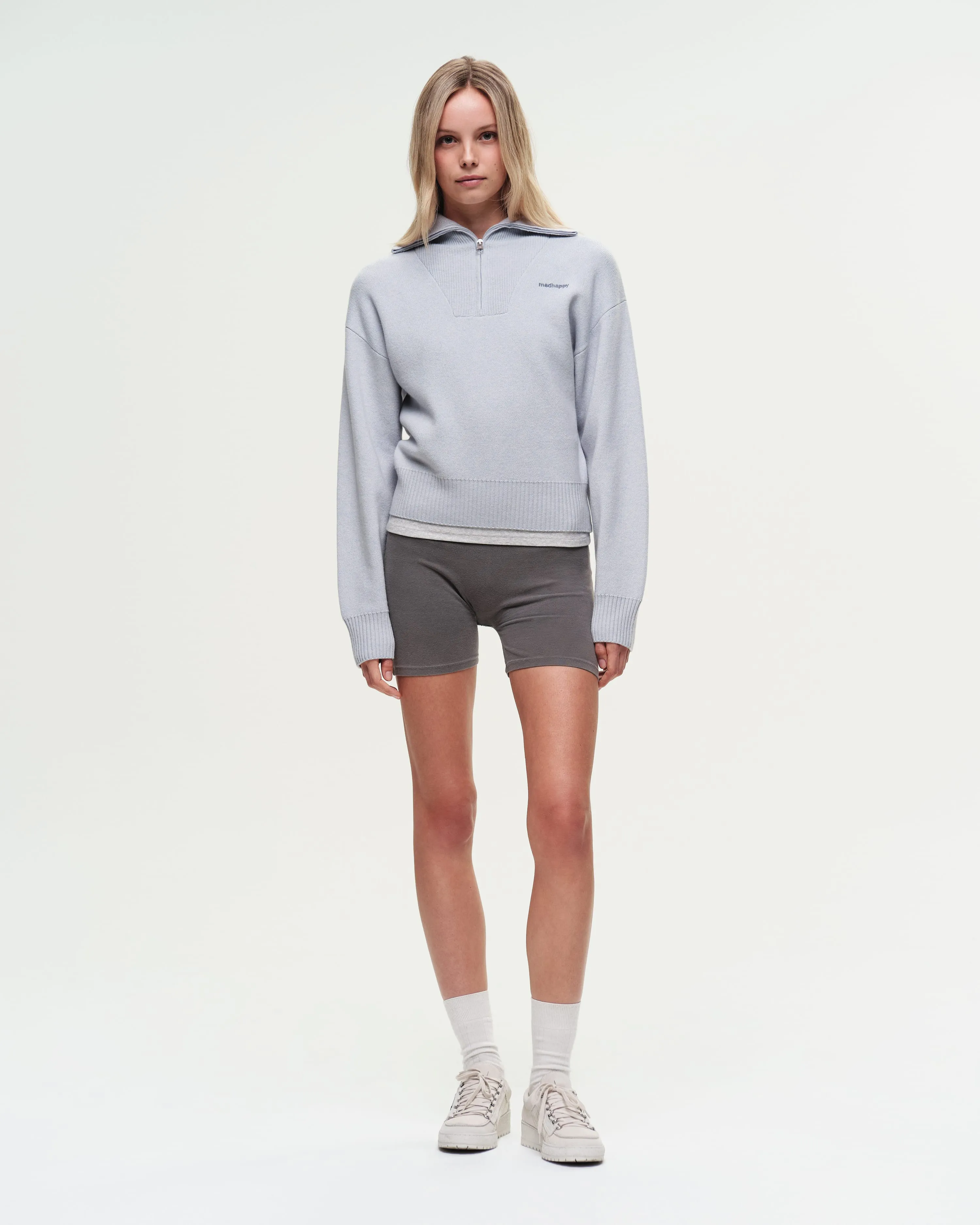 Jacquard Quarter Zip Pullover