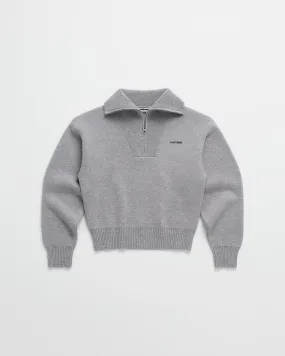 Jacquard Quarter Zip Pullover