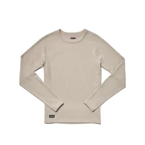 Janji Men's Waffleloft Long Sleeve in Dune AW24