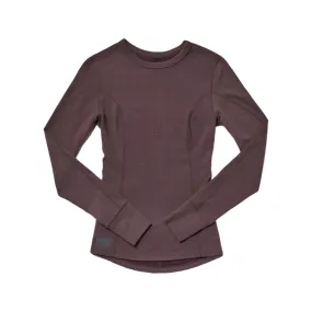 Janji Women's Waffleloft Long Sleeve in Loam AW24