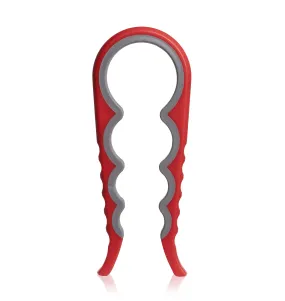 Jar Opener Silicone Red & Grey