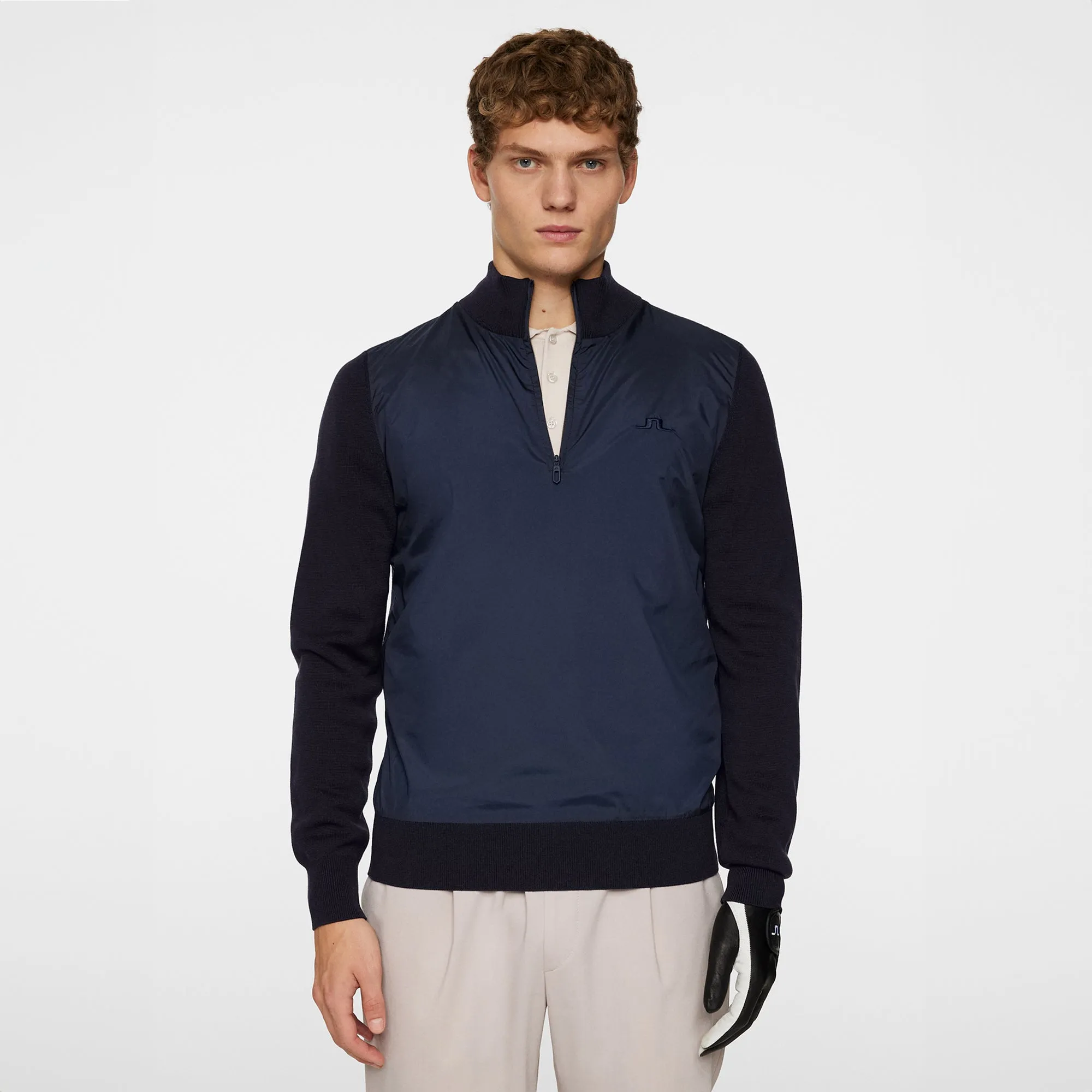 J.Lindeberg Golf x Glenmuir Rob Hybrid 1/4 Zip