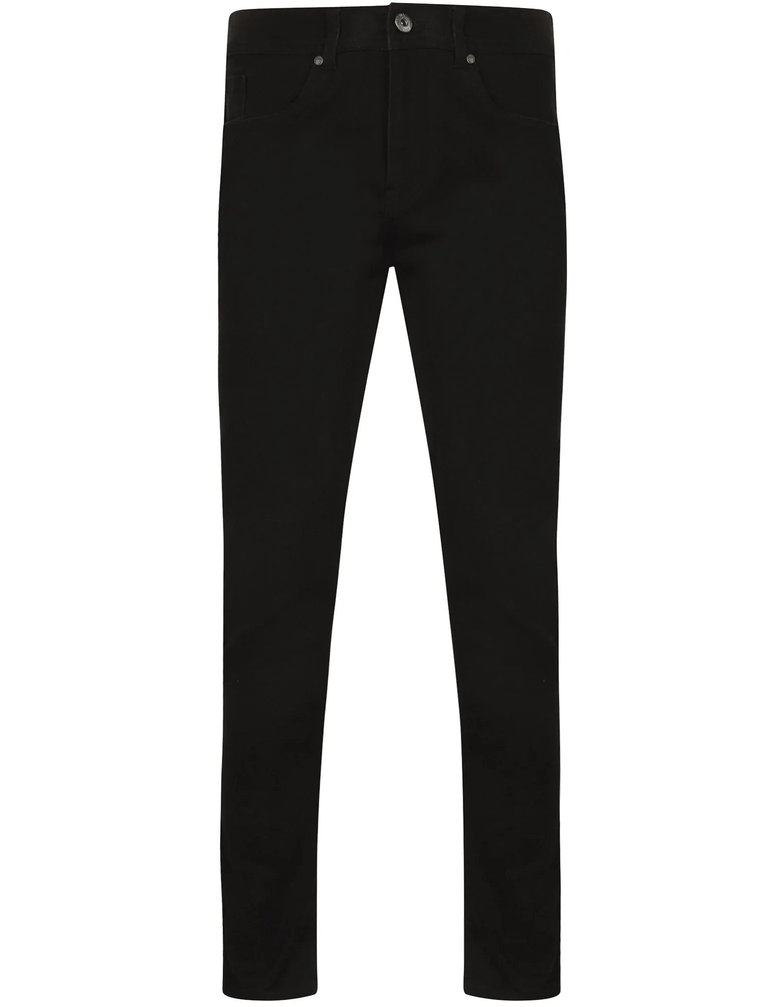 Kelton Skinny Fit Denim Jeans in Black Denim - Tokyo Laundry