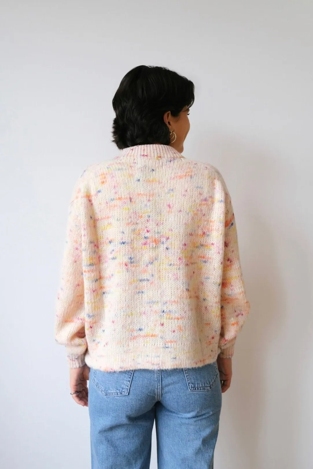 knit sweater - cliff - confetti