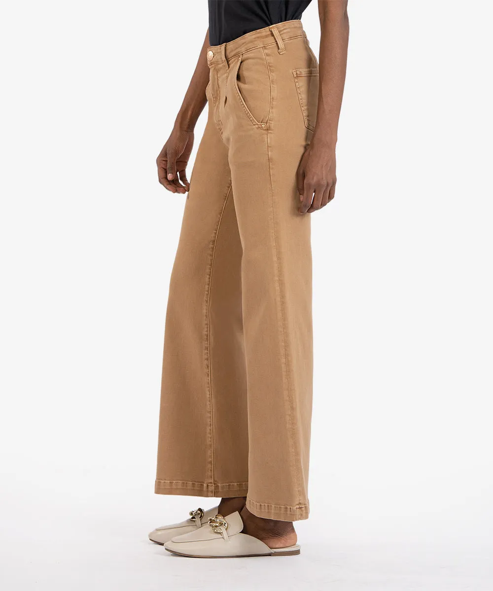 Kut From The Kloth Meg High Rise Wide Leg Slash Front Pockets