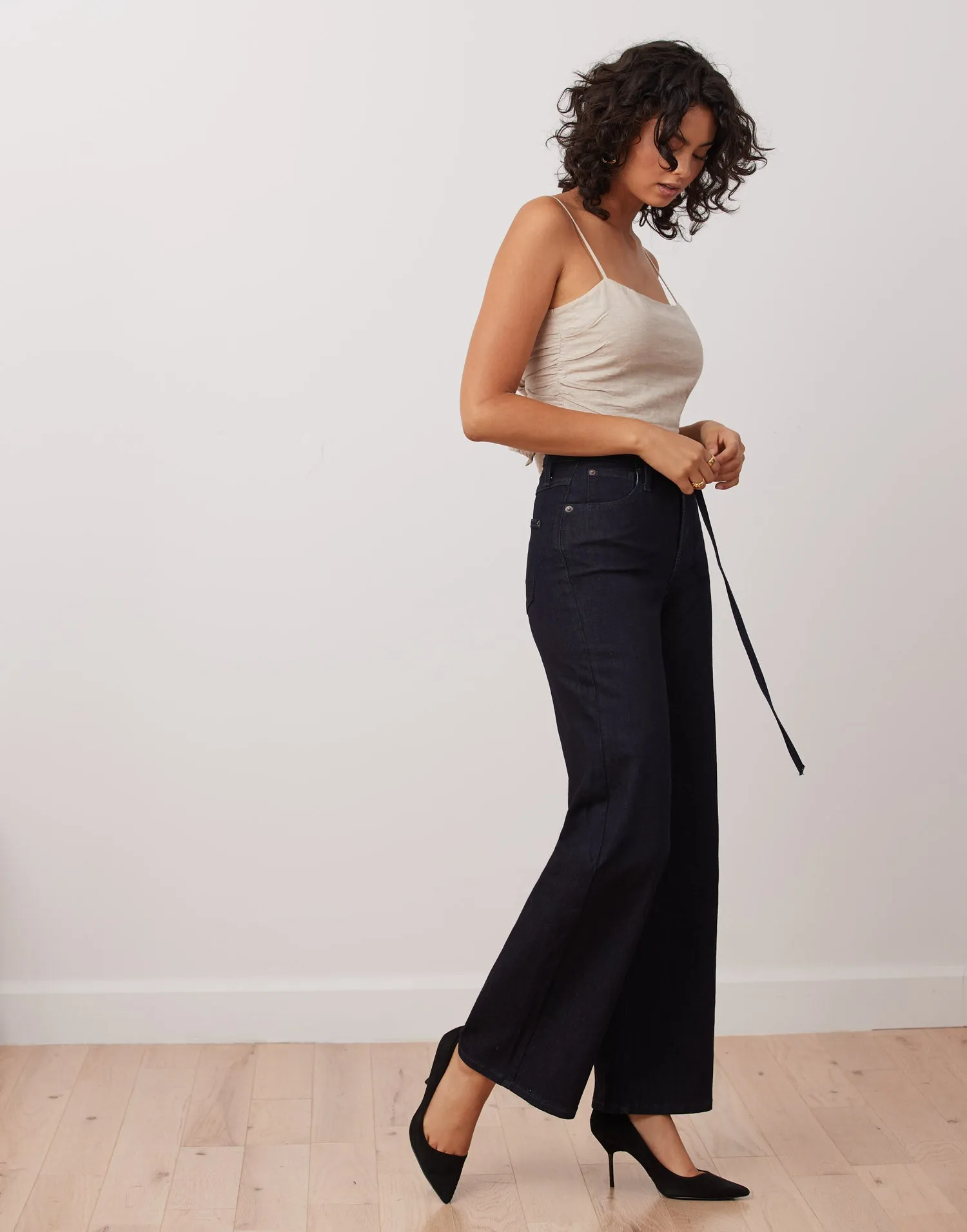 LILY WIDE LEG JEANS / ABEL