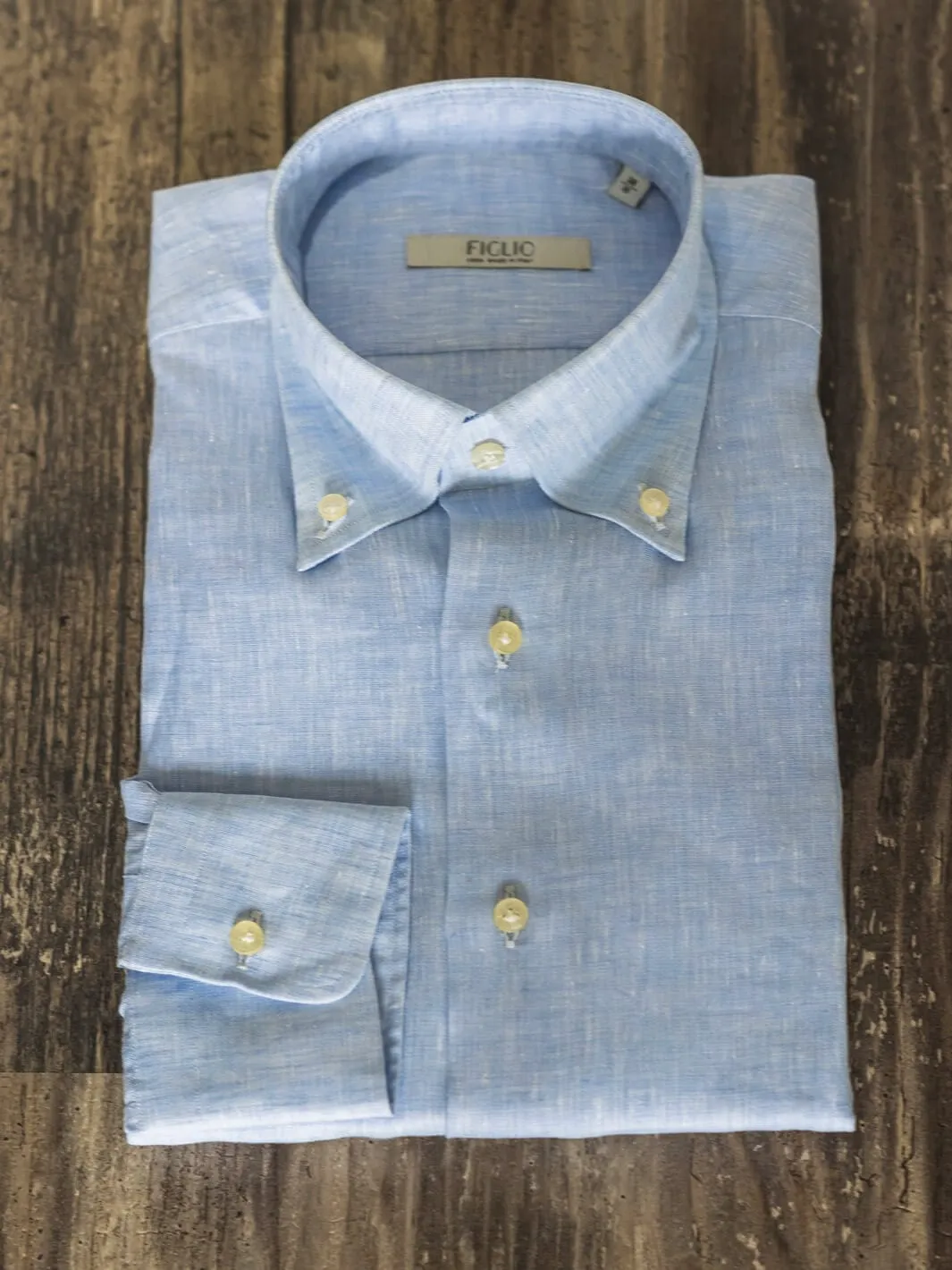 Linen Dress Shirt - Light Blue