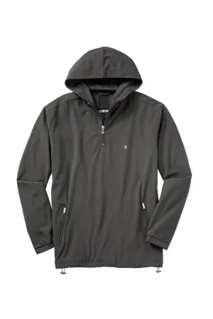 Linksoul Mens Boardwalker AC Hooded Windbreaker, Black