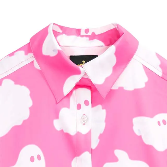 Listen Flavor pink ghost shirt