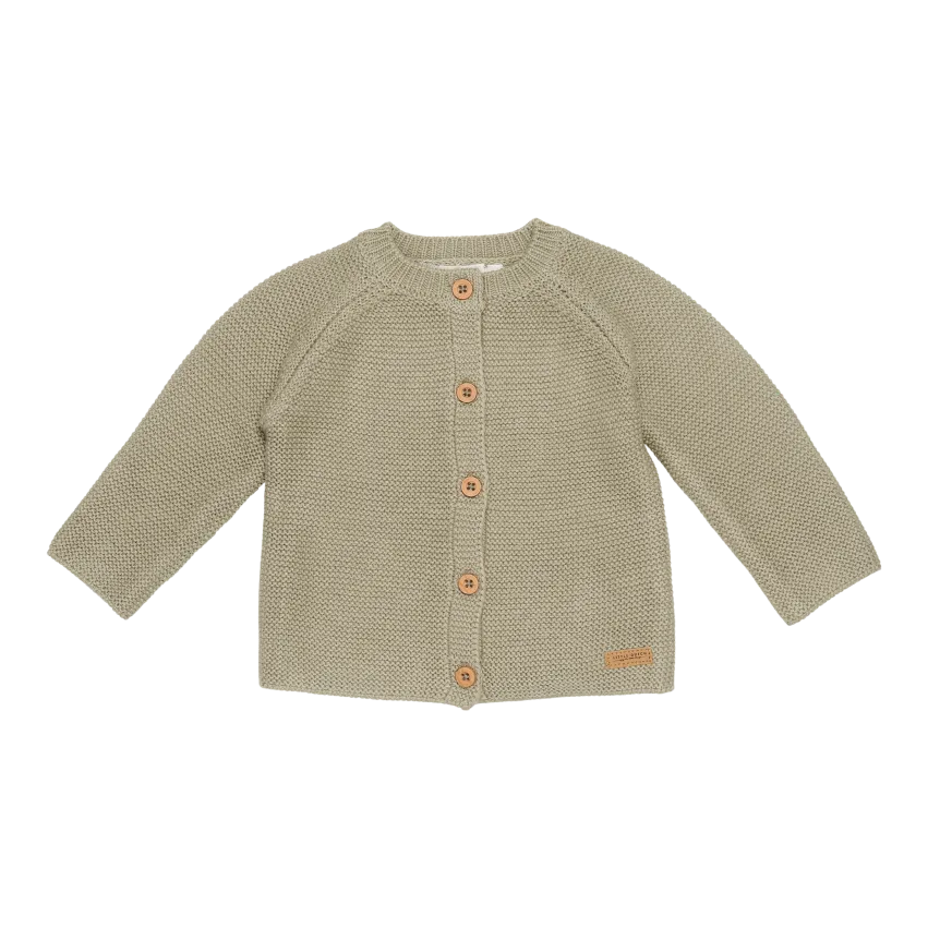 Little Dutch cardigan Knit | Olive