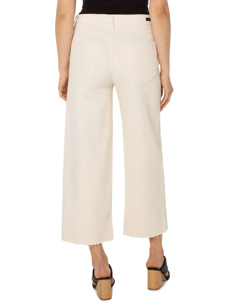 Liverpool Stride Wide Leg Denim - Seaside Dunes