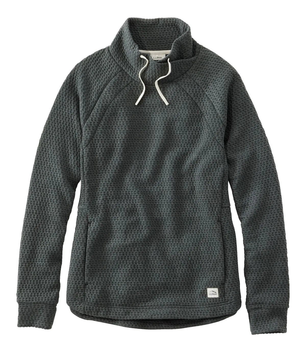 L.L. Bean Women's Ridgeknit Crossneck Pullover