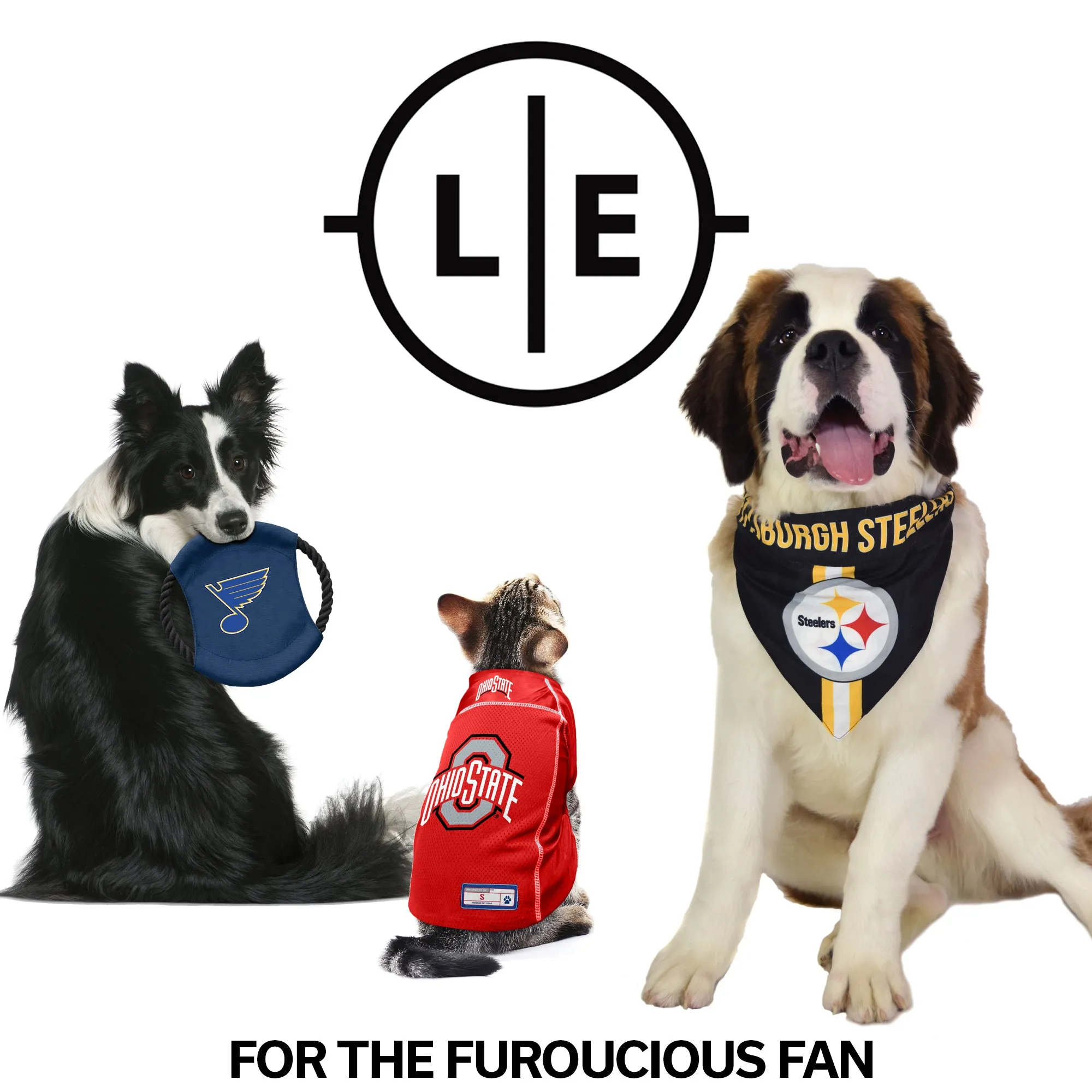 Los Angeles Chargers Pet Parka Puff Vest