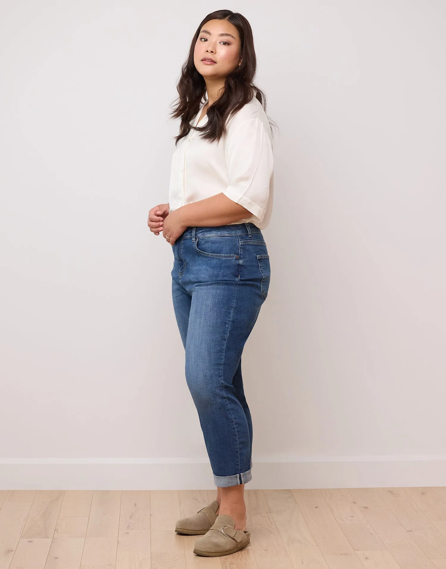 MALIA RELAXED JEANS / LONDON BLUE