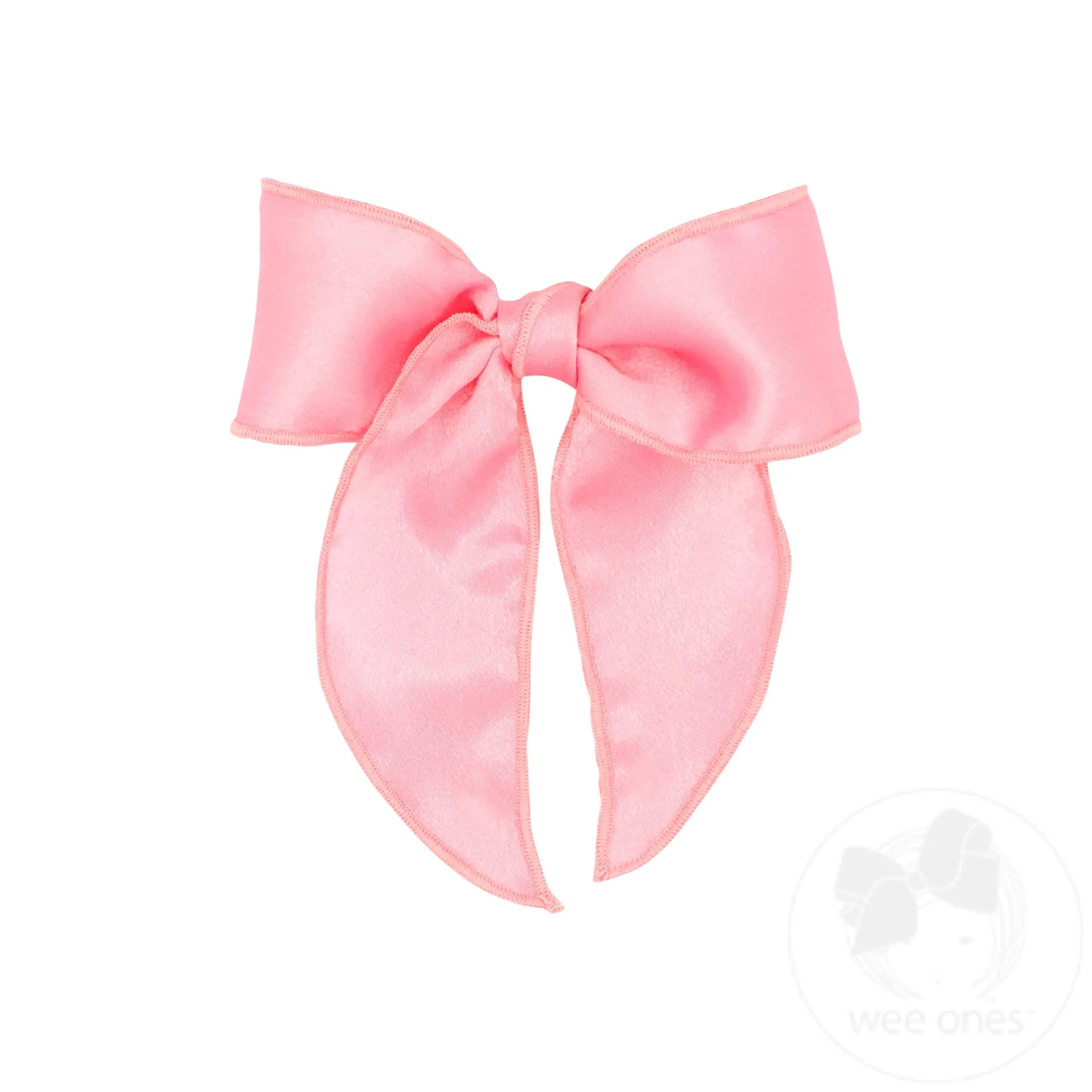 Medium Satin Bowtie with Twisted Wrap and Whimsy Tails